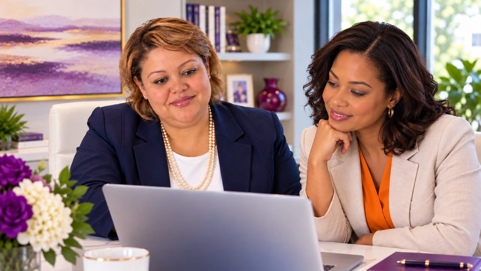 Illustrative scene of CPA-led financial advisory collaboration with a business owner